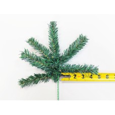 Artificial Green Canadian Pine Pick x 6 (LOT OF 100 PC.) SALE ITEM